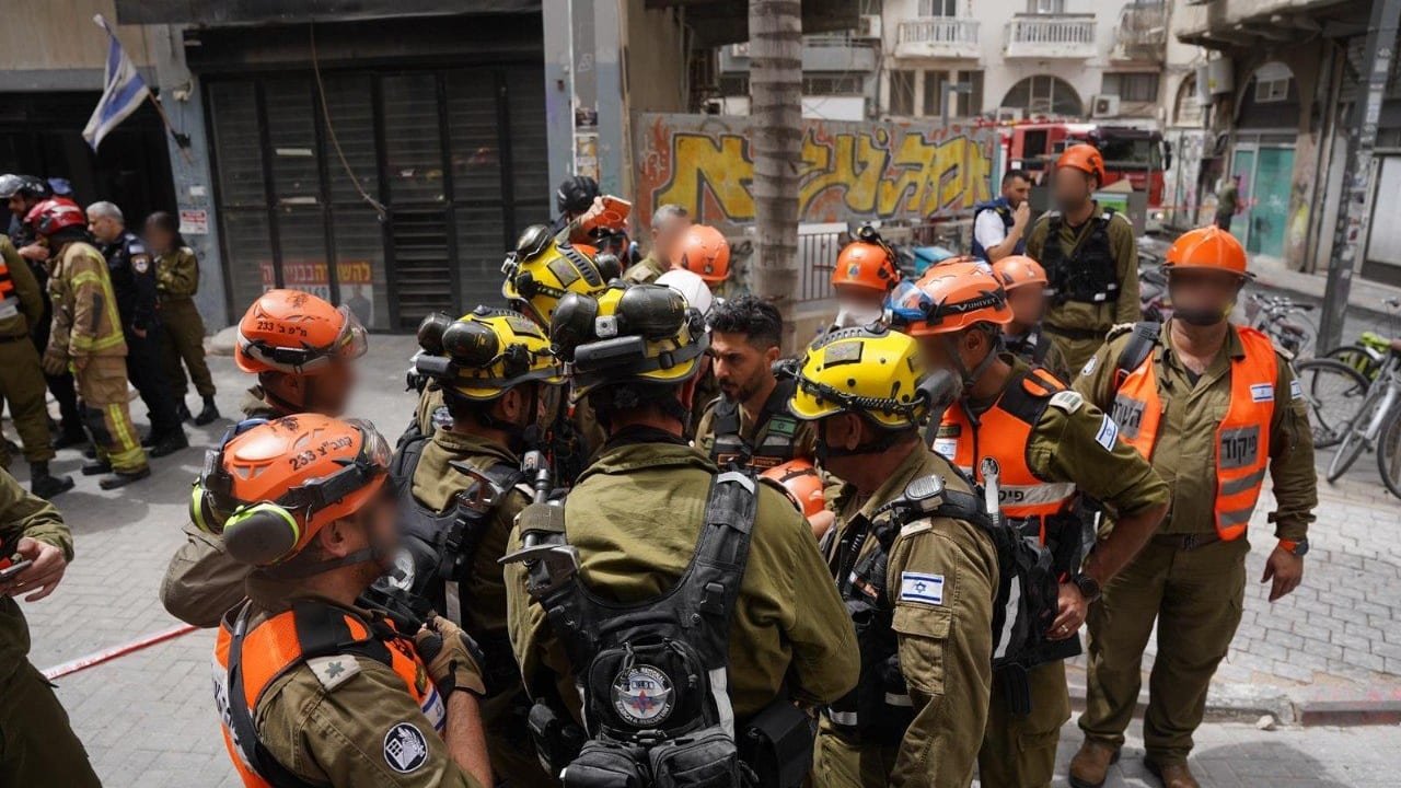 Six-Story Apartment Building Collapses in Central Tel Aviv, Injuring Two