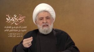 Hezbollah leader vows to never surrender, calls for Lebanon to withdraw from negotiations